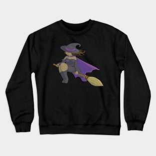 Purple Witch Crewneck Sweatshirt